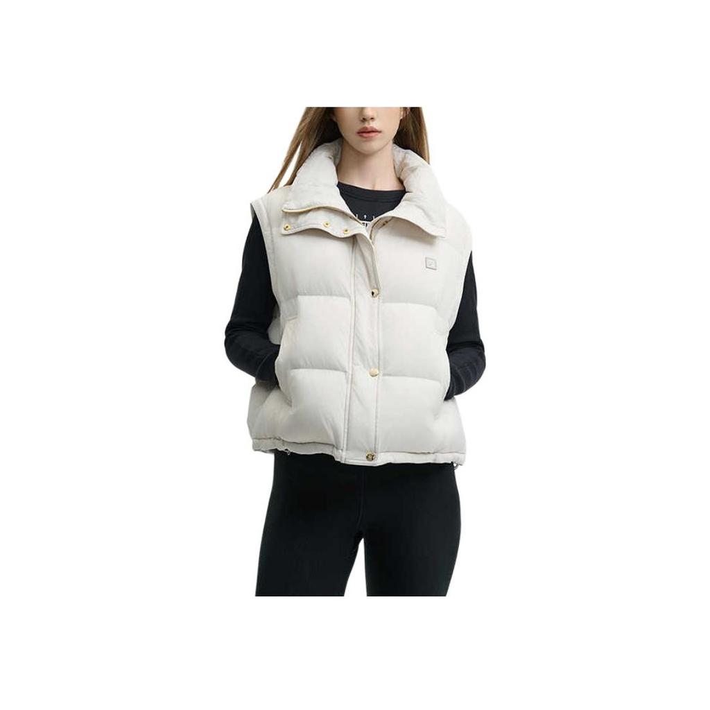 Fila Milano Italian Luxury Sports Series Goose Down Warm Solid Color Simple Hooded Long Sleeve Puffer Jacket Women Outerwear F11W445901FIV