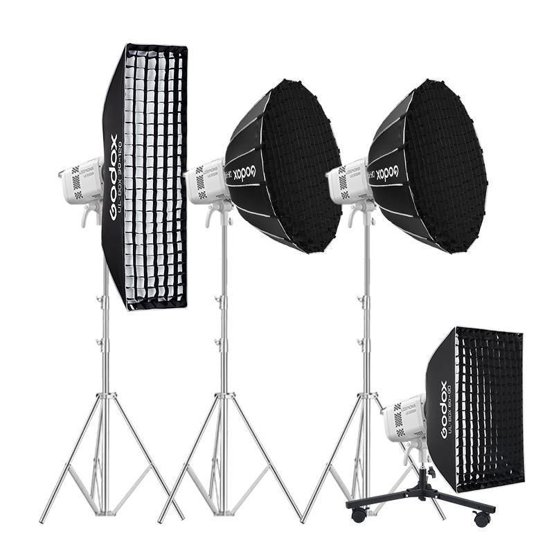 Godox LE200Bi / LE300Bi Bi-Color LED Video Light Kit