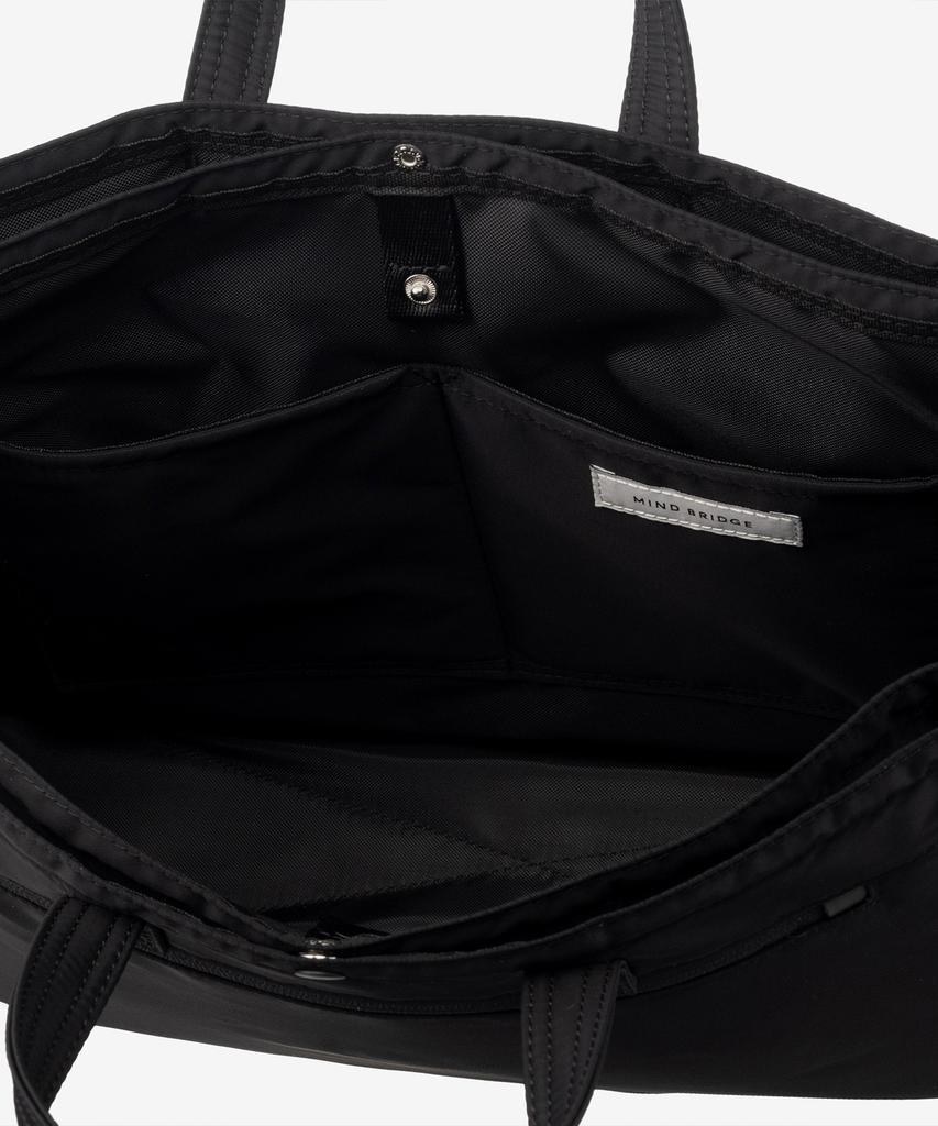 Mindbridge [Can Be Worn As A Crossbody Bag] Black Nylon Briefcase