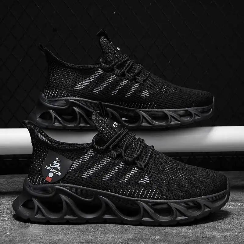 Laced Perforated Men Shoes Casual Walking Men Running Multicolor Sneakers Sport Shors 2025summer Beskete Global Brands