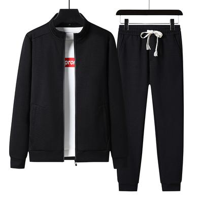 Kabát Oversized pánsky kardigan Športový ležérny set Dvojdielne nohavice