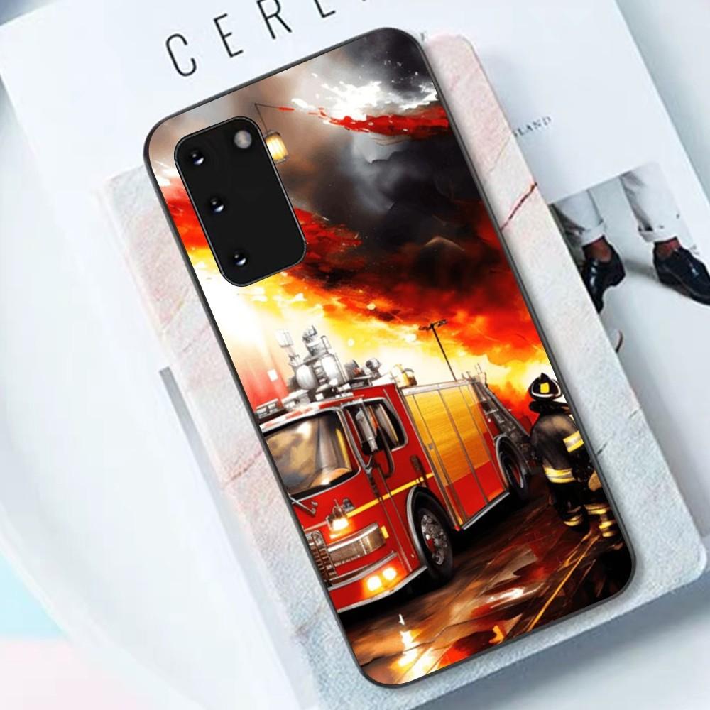 

Firefighter Heroes Fireman Luxury Phone Case For Samsung S 9 10 20 21 22 23 30 23 24 Plus Lite Ultra FE S10lite Fundas Samsung S24