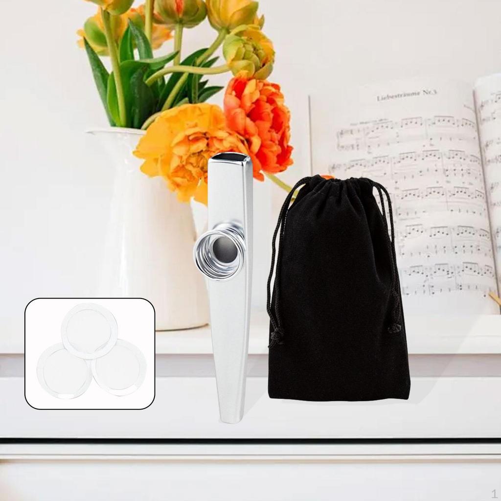 Kazoo Flute Gift Bag Fillers Party Decorations Easy To Play with 3 Replacement Membranes Musical Toy