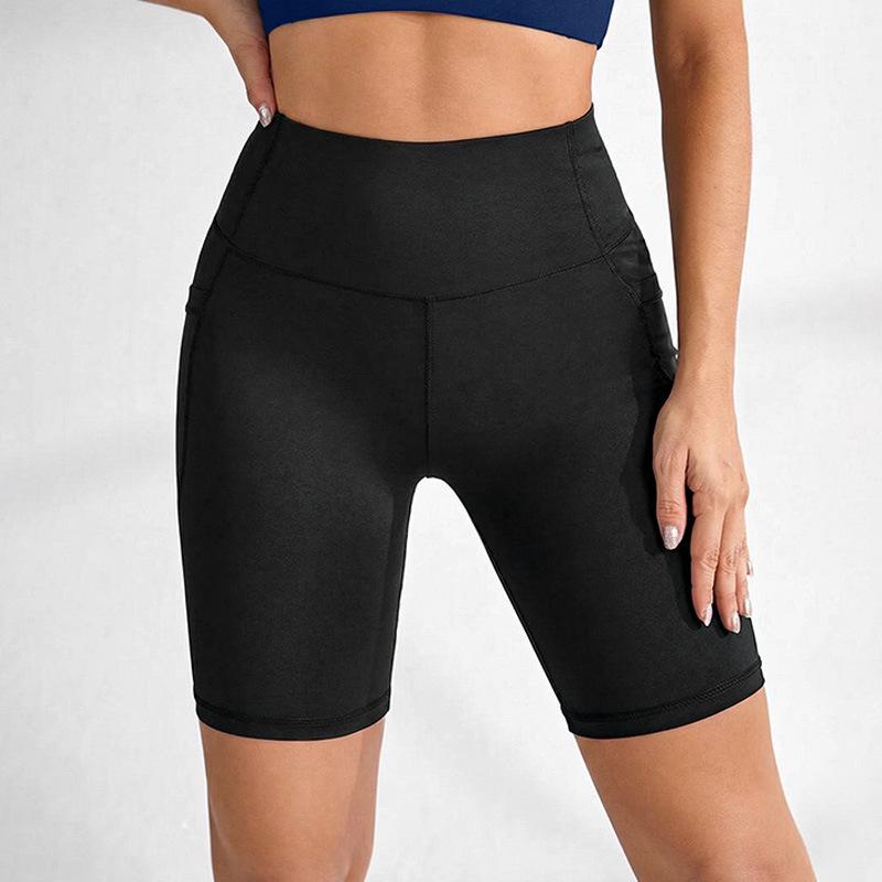 Cross-border Yoga Five-Point Pocket Fitness Shorts Large