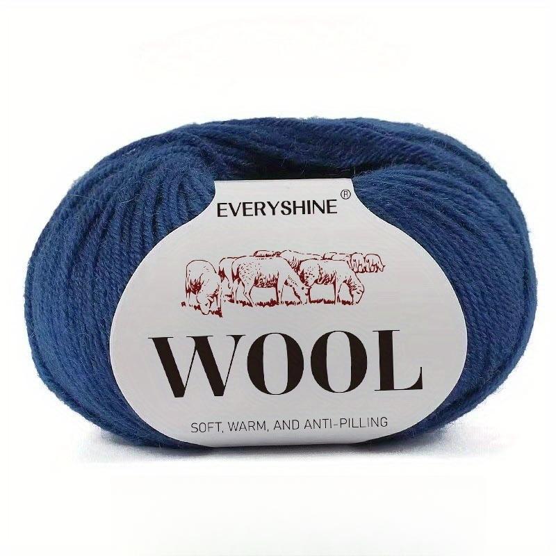 

6 упаковок пряжи из смеси шерсти (50г/шт., 120м) Мягкая и теплая разноцветная пряжа для вязания спицами и крючком для свитеров, средней толщины, спицы/крючки 2,0-3,0 мм