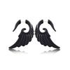 1 Pair Gothic Creative Black-color Acrylic Earrings For Women Men Punk Hip Hop Party Jewelry