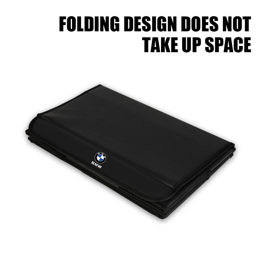 Geantă de depozitare pliabilă pentru portbagajul mașinii din piele PU, cutie de camping pentru BMW M Performance E46 E90 E60 E39 E87 E36 F20 E92 Accesorii auto
