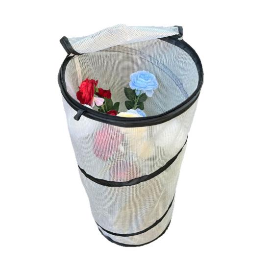 Pop-up Mini Greenhouse PVC Spring-up Plant Protector with Zipper-Portable Greenhouse Cover for Gardening Plants Cold Frost Protection Wind Rain Proof