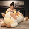 90/110CM Lovely Milk Cow Plush Toys Cartoon Stuffed Animal Cattle Dolls Sleeping Pillow for Girls Birthday Gifts