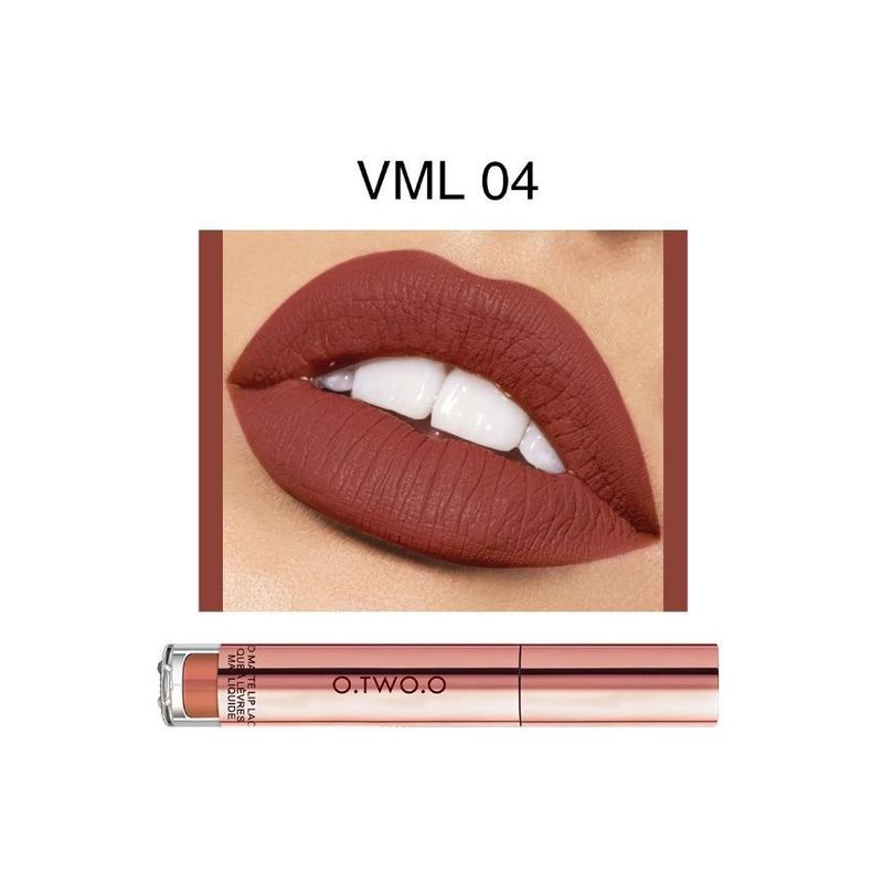 O.TWO.O - Matte Velvet Lip Gloss - 4 COLORS
