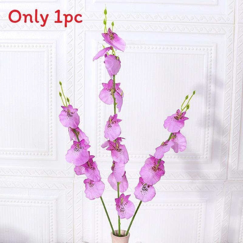 Silk Orchid Dancing Flower Arrangement For Wedding Decor And Home Styling
