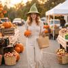 Foldable Knit Pointed Witch Hat for Halloween - Size