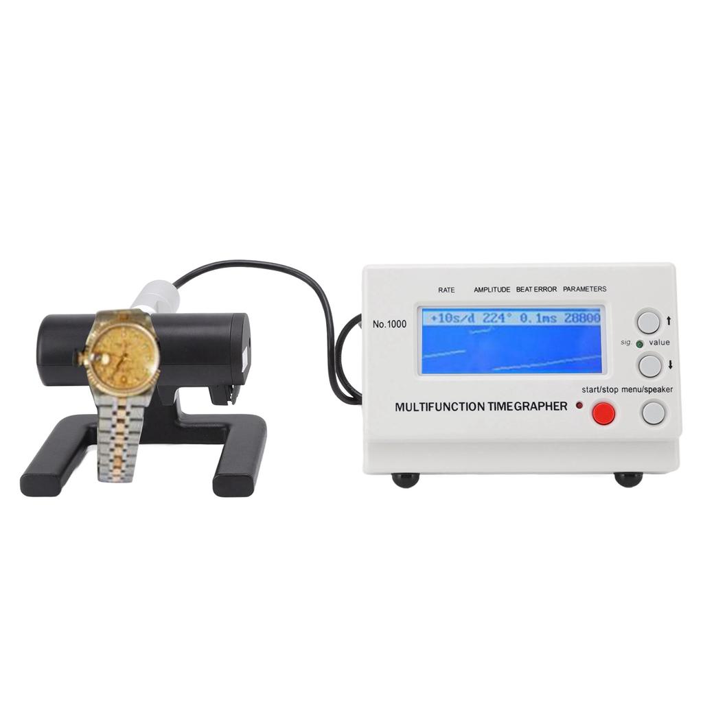 Mechaniczny Zegarek Maszyna do Pomiaru Czasu Tester Kalibracji Narzędzie do Rozmagnesowywania Wielofunkcyjny Timegrapher dla