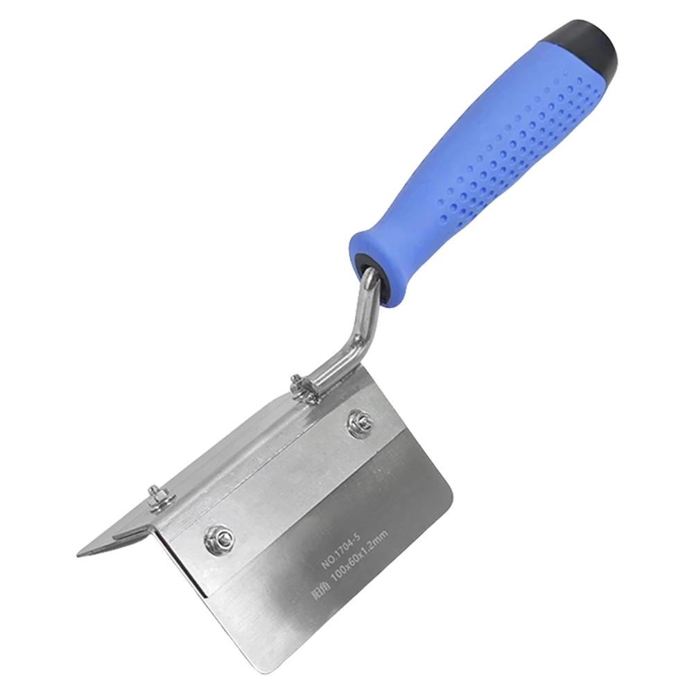 Stainless Steel Corner Drywall Tool with Soft Grip Handle Corner Finishing Tools Corner Knife for Smoothing and Shaping Corners