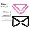 Elastic Adjustable Men's Chastity Strap with Three-Way Binding and Waist Belt
