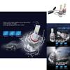 Kit di conversione lampadina LED H7 per fari Premium con luce bianca brillante da 6000k