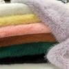 100x180cm Faux Mink Fur Fabric for Clothes Collar Shoes Hats Scene Layout Diy Sewing Soft Comfortable Warm Plain Plush Cloth