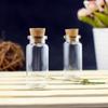 Mini Glass Drift Bottle for Baby Hair Preservation with Cork