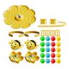 Colorful Multifunctional Magnetic Bees Toy Cute Bees Shape Board Game Preschool Early Education Class