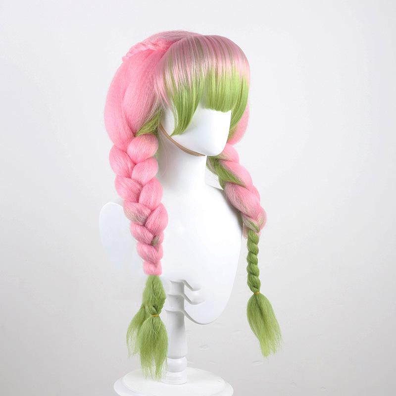 

Ganlu Temple Xiaoli cosplay wig, anime exhibition wig One size рожевий