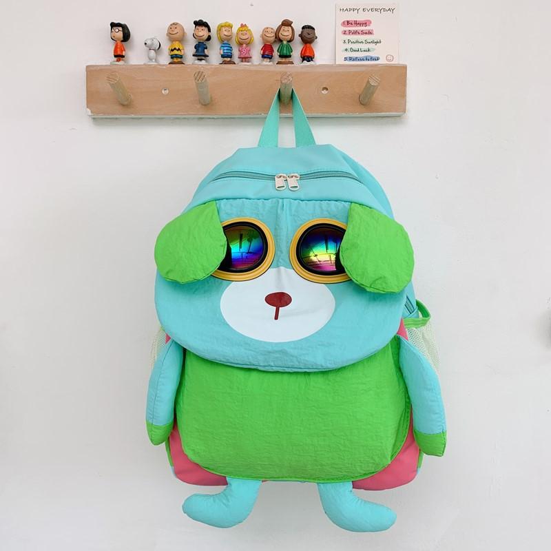 Schoolbag Fashion Children's Backpack Girl Boy Baby Outdoor Travel Light Burden Reduction Backpack Cute Cute Pet Out Bag