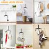 Ironing Board Holder Wall Mount/Over The Door Ironing Board Hanger, Sturdy Metal Iron Boards Organizer For T/Y Leg Ironing Board