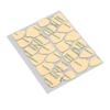 50 Sheets Nail Adhesive Tabs Double Side Nail Glue Sticker Resin Water Reistant Nail Glue Sticker for Home Nail Salon