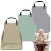 Bavoir imperméable pour personnes âgées Tablier de repas pour adultes personnes âgées avec poche Réutilisable réglable Bavoir de table pour handicap