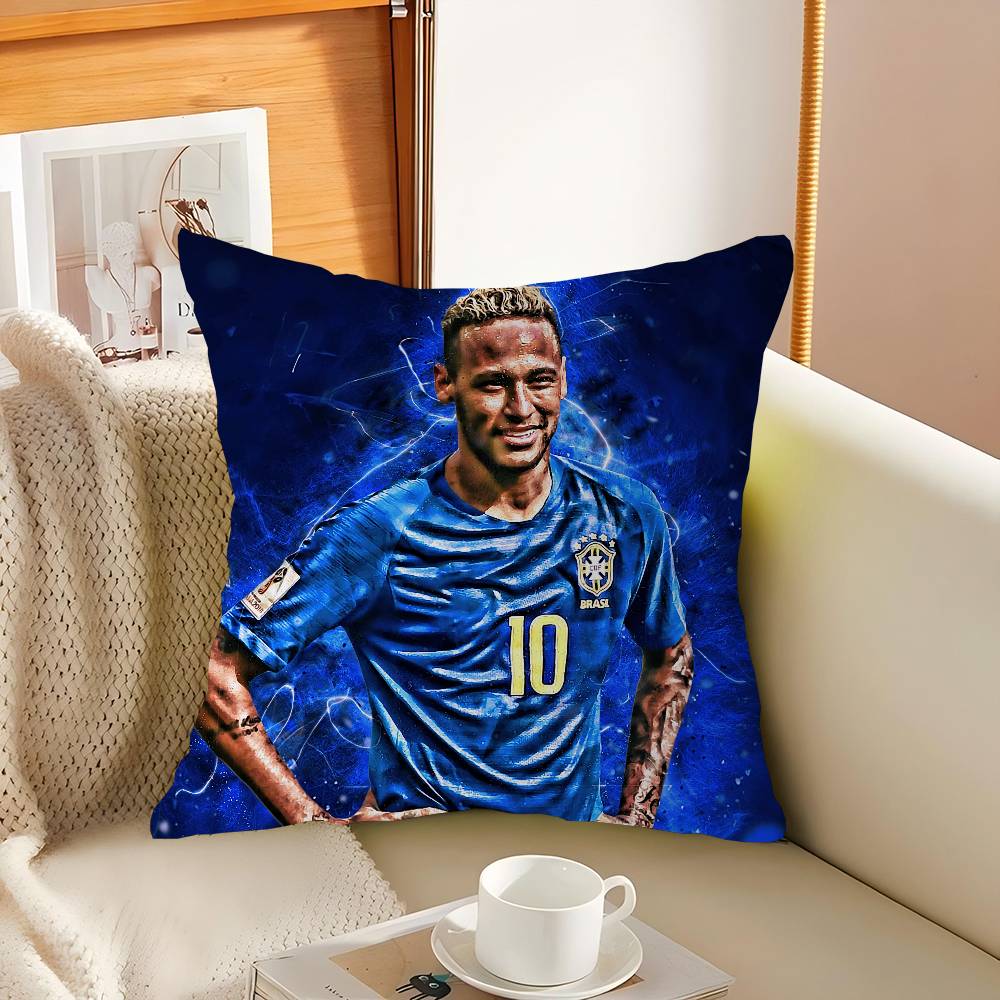 Football N-neymar Stitch Lucky Dragon Pillow Cover Sofa Cushion Cover Home Room Decoration Children Gift