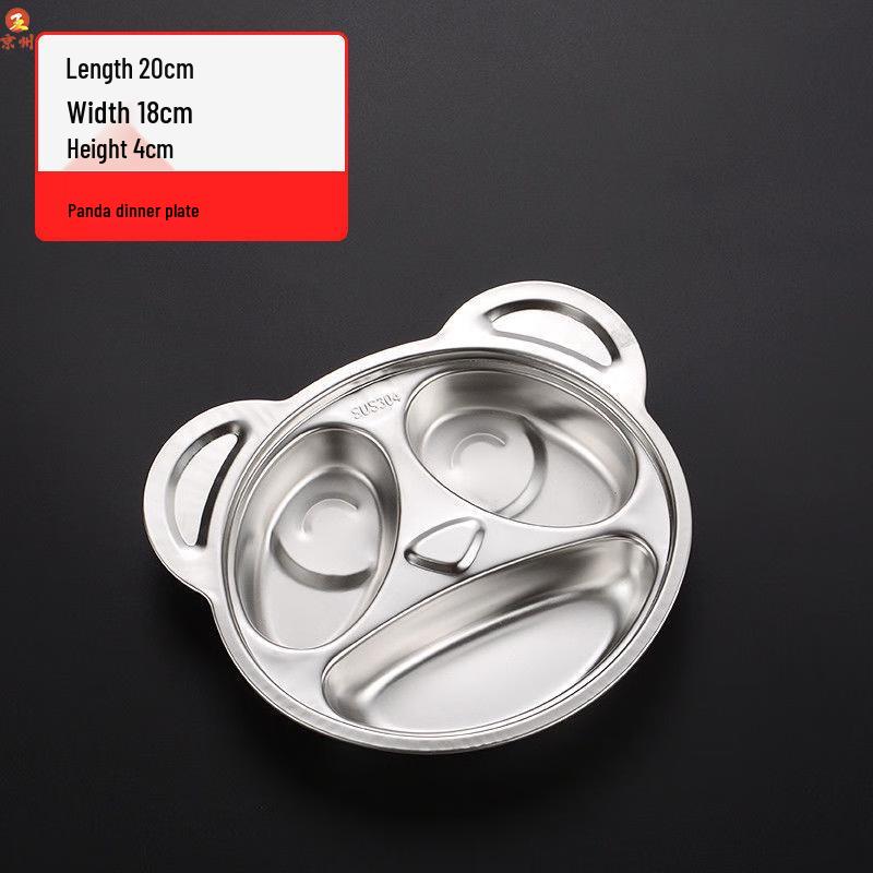 

Jingzhou 304 Stainless Steel Kids Multi-Compartment Meal Plate