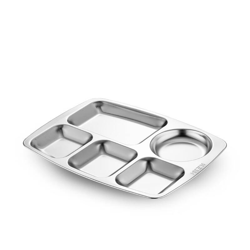 

LISM 304 Stainless Steel Divided Meal Tray