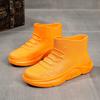 Waterproof shoes men's and women's rain shoes low tube Korean version fashionable adult low top lightweight four seasons outdoor wear short tube