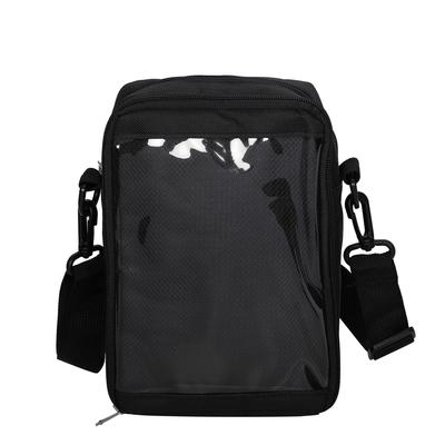 Harujio Ita Bag, Small Mini Shoulder Bag, Black, White, Cute (Black)