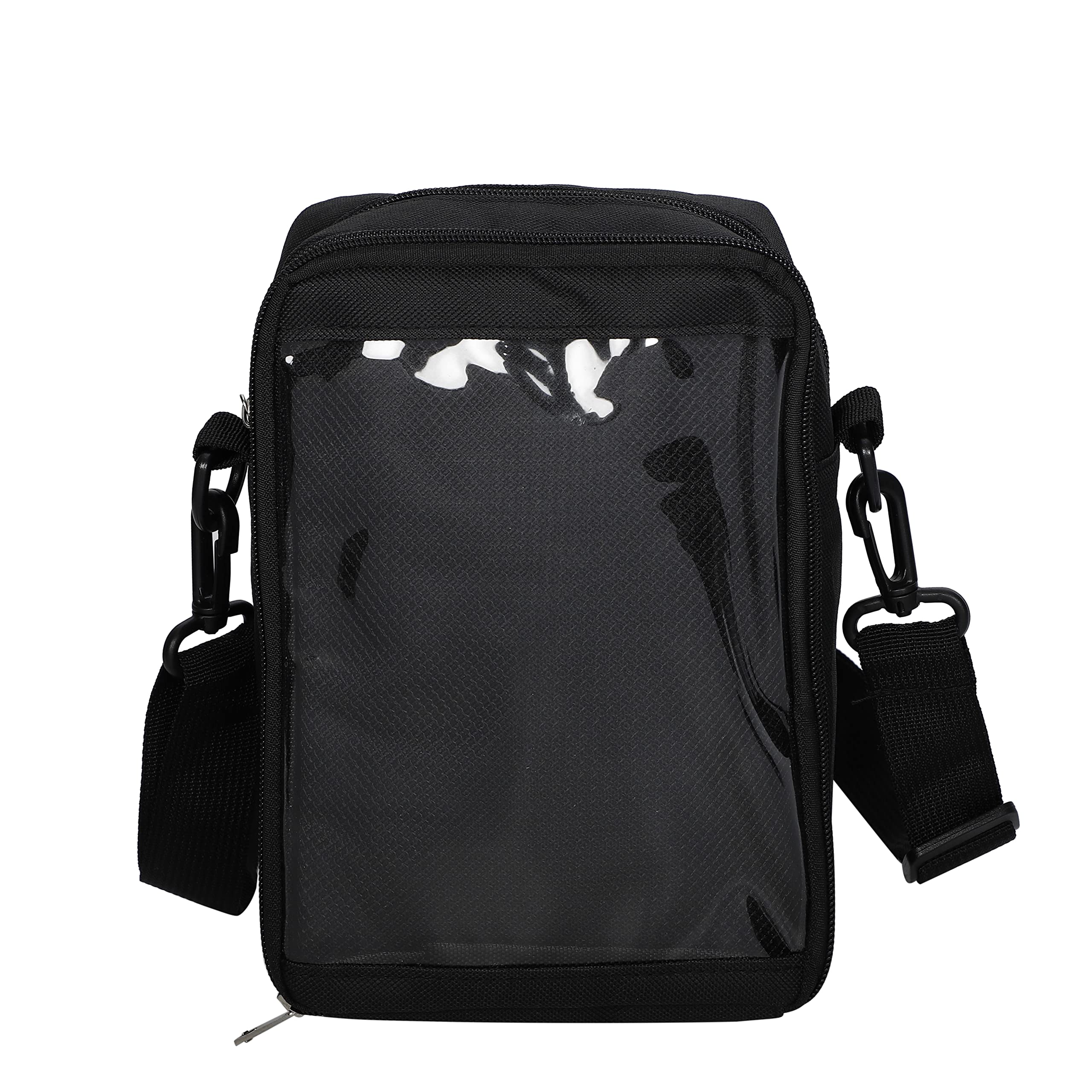 

Harujio Ita Bag, Small Mini Shoulder Bag, Black, White, Cute (Black)