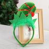 Elf Theme Hair Hoop Bright Colors Plush Bottom Hat Decor Headband Halloween Christmas Elf Headpiece Hair Accessory