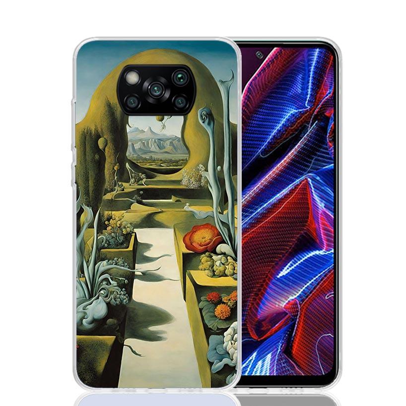 

Salvador Dali Art Phone Case For Xiaomi Poco X7 X6 X5 Pro F7 Ultra Redmi 15C 15 13 13C 12 12C 10 10A 10C 9 9A 9C 9T Cover Poco X Redmi 12C