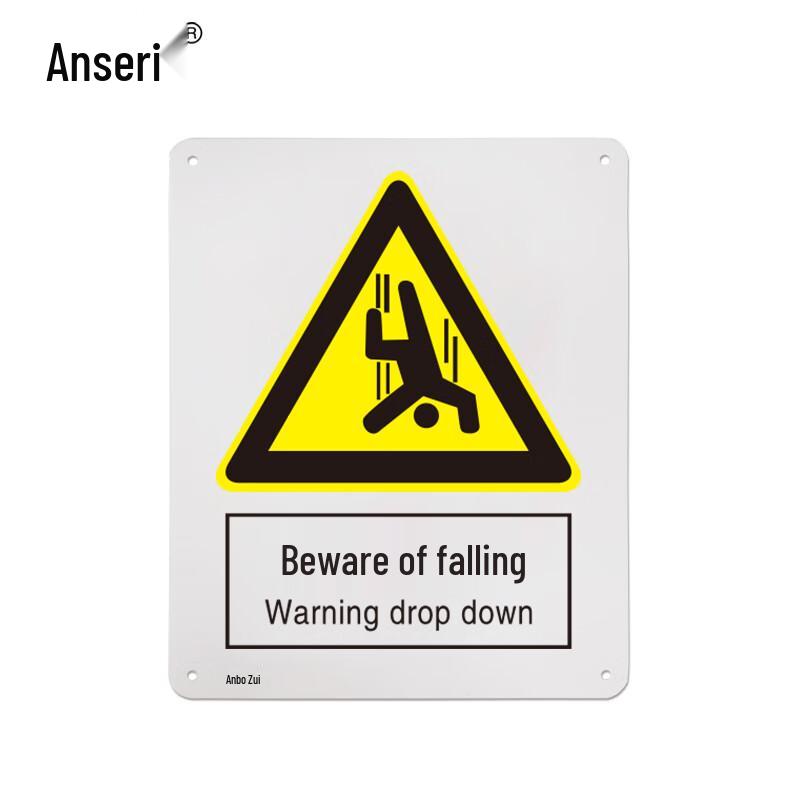 Beware of Falling Safety Sign 250x315mm