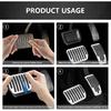 Foot Pedal Pads Set, Auto Aluminum Pedal Covers, Non-Slip Performance Accessories Pedal Covers, Car Accessories Brake & Accelerator Pedal Covers Fits