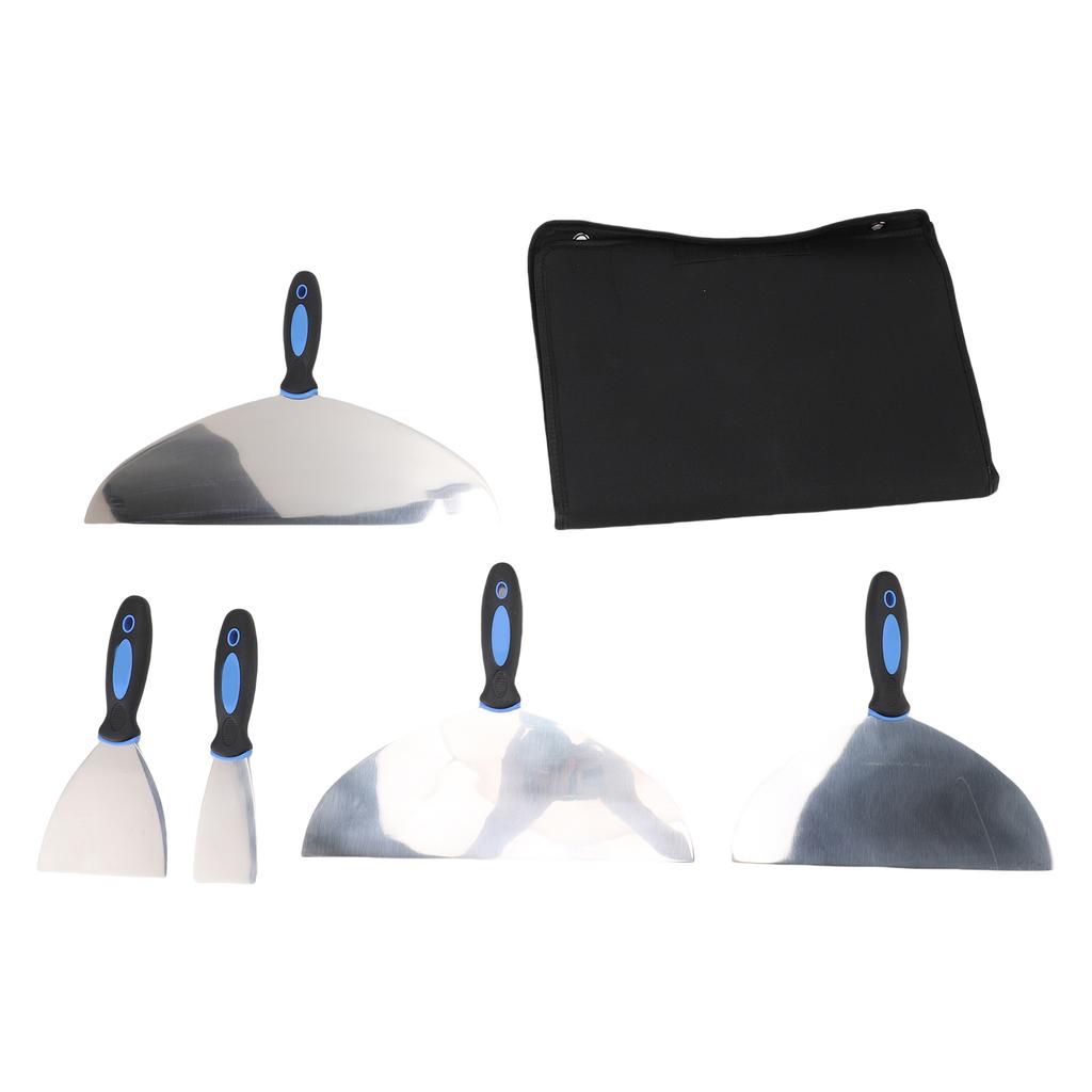 5Pcs Putty Cutter Set Stainless Steel Taping Cutter Set for Construction Site Home Decoration 2 4