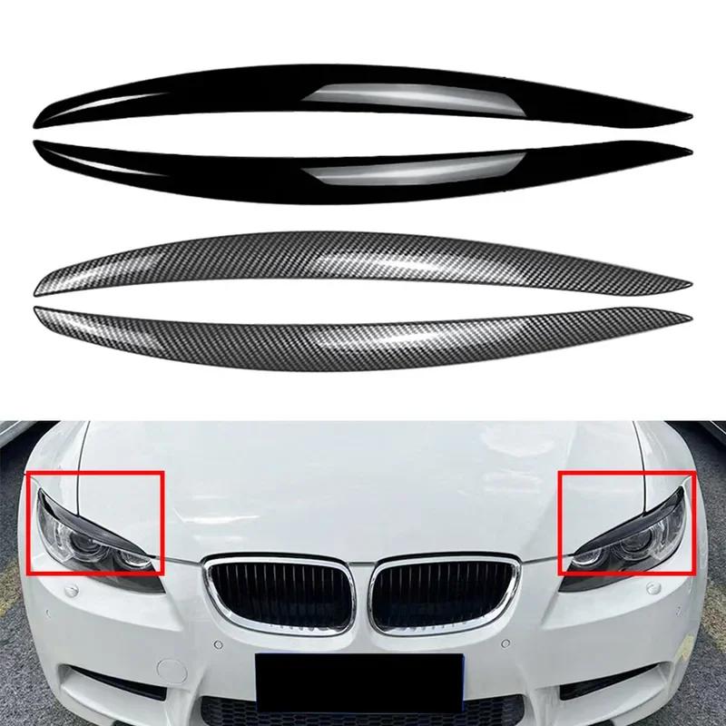 Car headlight headlamp eyelids eyebrow cover decoration trim for BMW E92 E93 3 Series 2 door couple M3 2005-2013