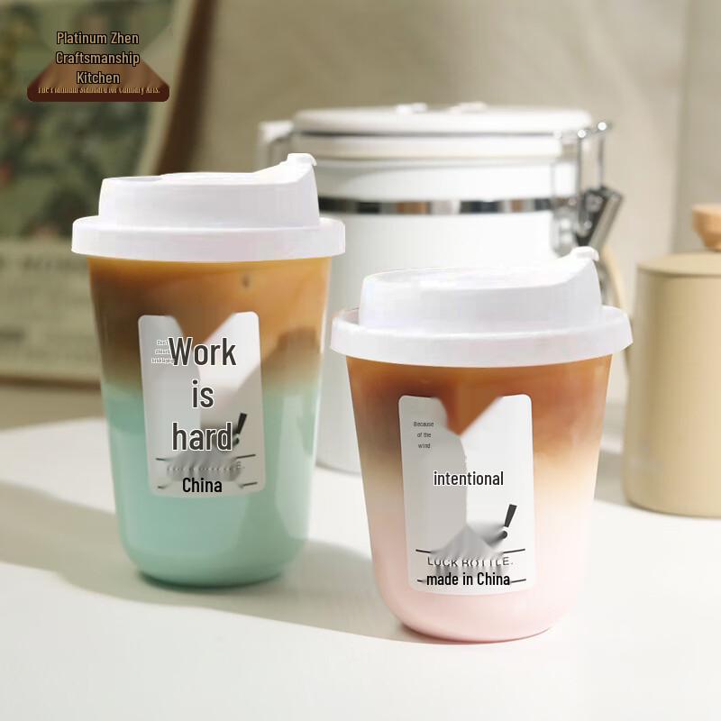 Disposable Clear Plastic Cold Beverage Cups with Lids