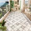 Balcony Floor Mat PVC Leather Washable Carpet Dirty Resistant Easy Clean Non-slip Mats Kitchen Rugs Pet Carpets Home Decoration