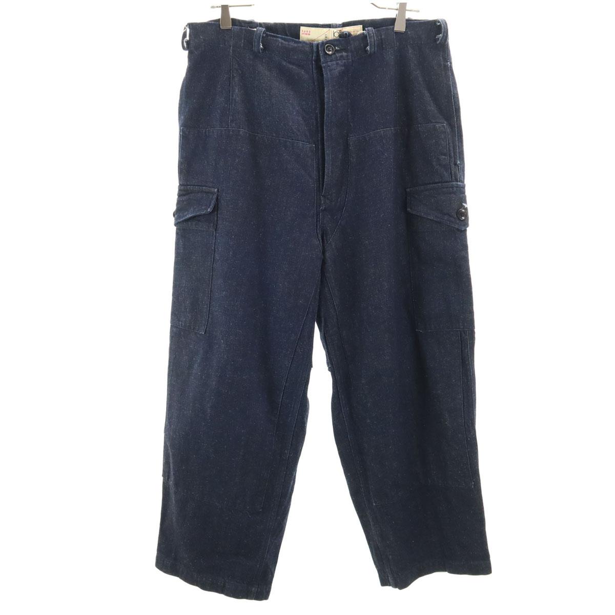 

nano universe LB.02 Made in Japan denim cargo pants S Navy jeans Men s Used