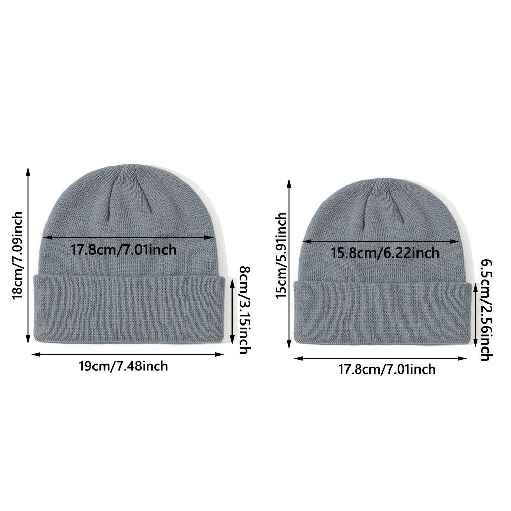 Weiche Baby-Mützen 2-6 Jahre Kinder Skimützen Trendige Warme Strickmütze für Jungen Mädchen