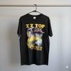 ZZ Top Texas World Wide Texas Tour 76–77 Graphic T-Shirt Black Unisex - T451