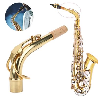 2.45cm/0.96in Port Diameter Alto Saxophone Neck Brass Alto Saxophone  For Alto Saxophones Use