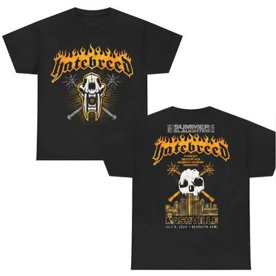 Camiseta de Algodón Hatebreed Summer Slaughter Tour 2026 Nashville