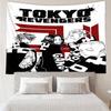 1PC Tokyo anime K-pop music group Tapestry Accessories for Bedroom,Livingroom, dormitory Room Wall Decor Fan Birthday Gifts