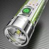 USB C Rechargeable LED Flashlight LED MINI Keychain Light with Tail Magnet Uv Light Multifunction Portable Torch Camping Lights