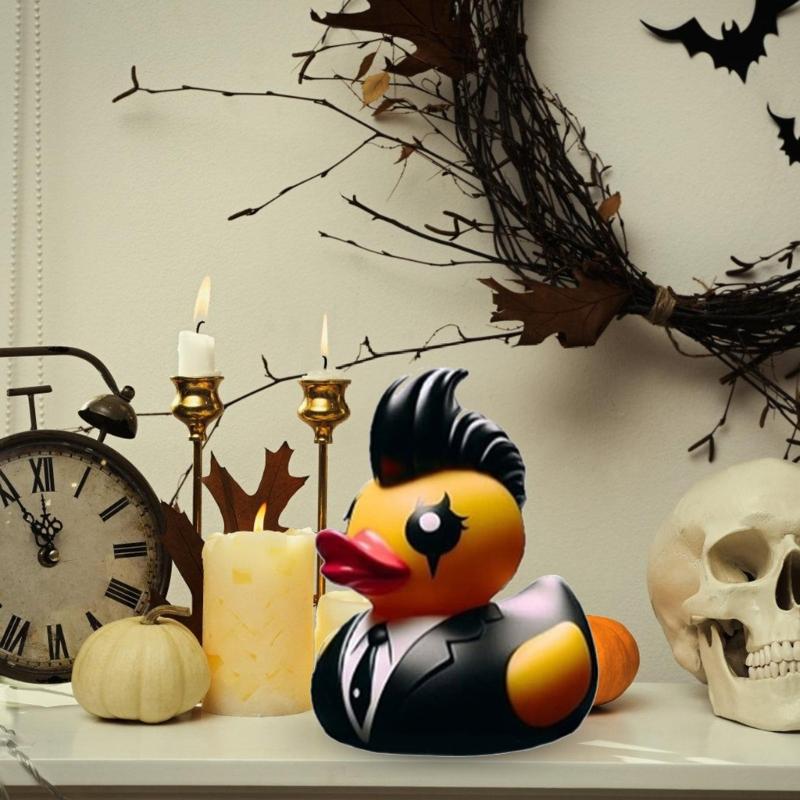 Elegant Duck Figurine Unique Resin Duck Statue Animal Figure Sculpture Stylish Home Office Decoration Accessory